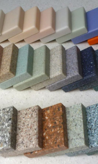 Catálogo de colores de encimeras Corian para baño y cocina