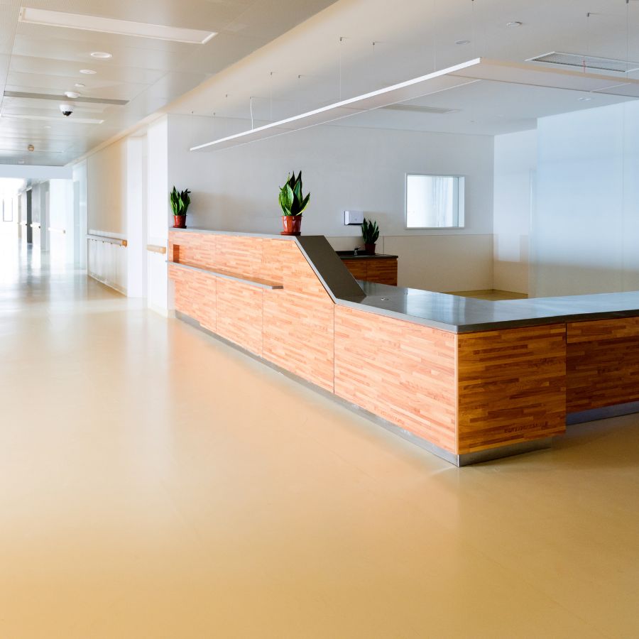 Ventajas de un hospital con superficies