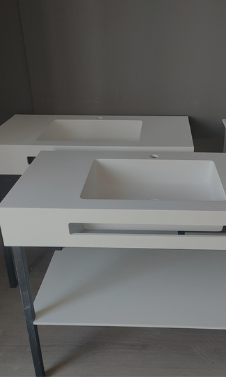 Superficies sólidas para lavabos